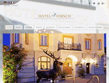 Tablet Screenshot of hotelfuessen.de